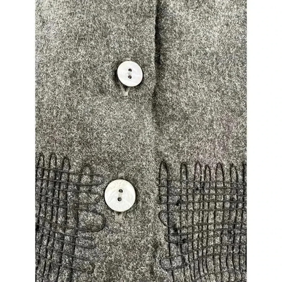 Gorgeous Gray Embroidered Nehru Jacket Indian Traditional Modi Jacket Waistcoat - Picture 10 of 16